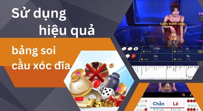 Sử dụng bảng soi cầu xóc đĩa sao cho hiệu quả nhất