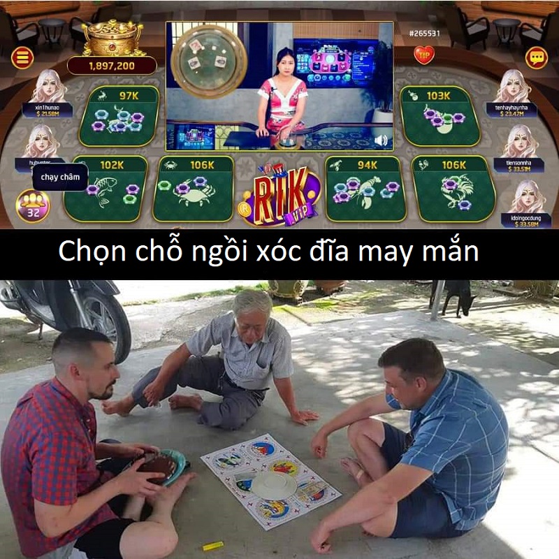 Lựa chọn vị trí ngồi chơi xóc đĩa tốt nhất