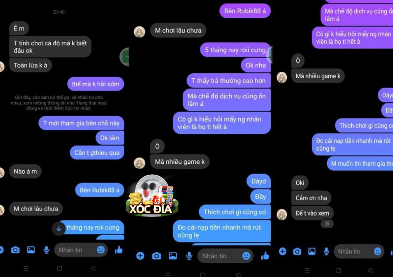 Đánh giá của khách hàng sau khi trải nghiệm website Rubik88 do Davidmailing giới thiệu